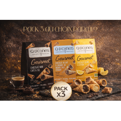 Q D'CÔNES GOURMET PACK 3