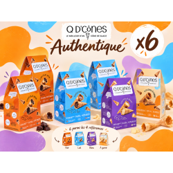 Q D'CÔNES AUTHENTIQUE PACK 6