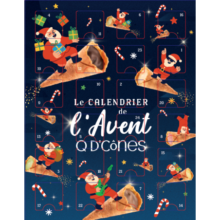 PRE COMMANDE - LE CALENDRIER DE L'AVENT Q D'CÔNES
