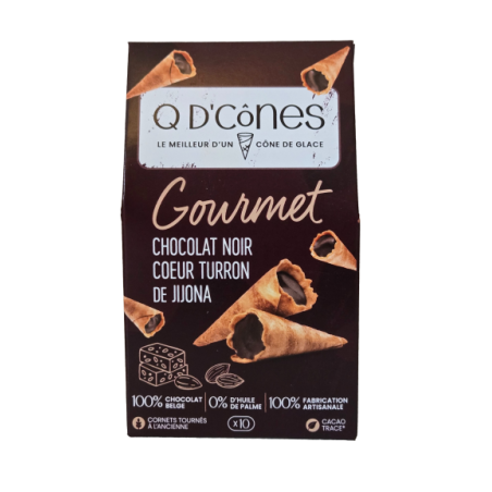 GOURMET Chocolat noir Cœur Turron de Jijona